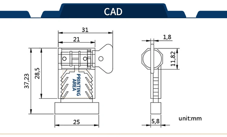 High Security Wire Electric Meter Seals