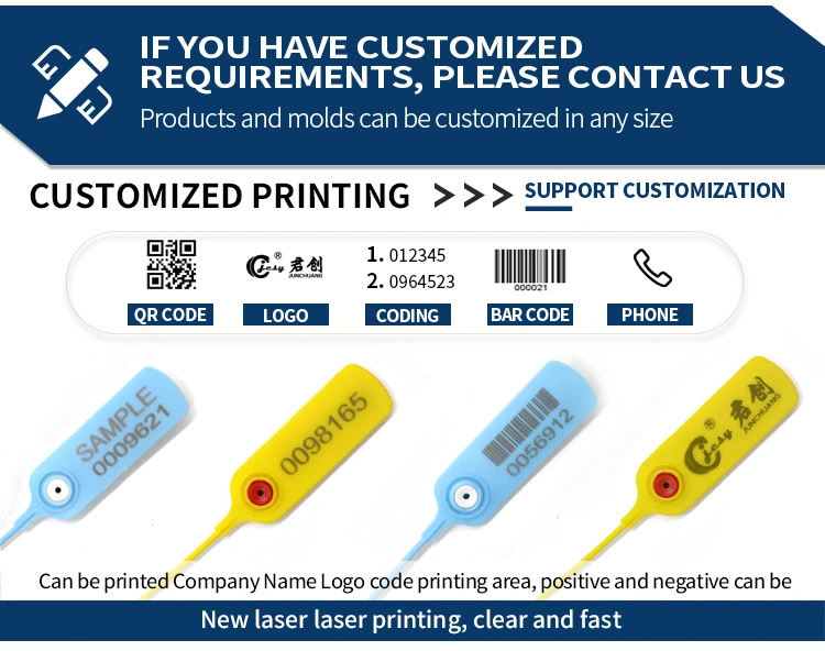 Jcps005 300mm/400mm/500mm High Security Plastic Seal for Container Courier Post Office