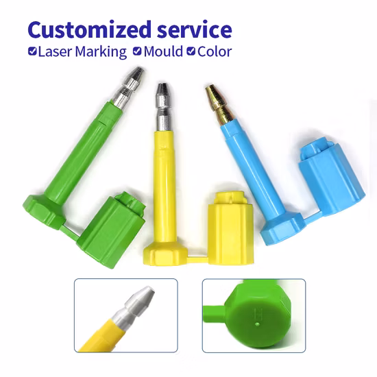 바코드가 있는 회전 방지 ISO17712 볼트 잠금 씰