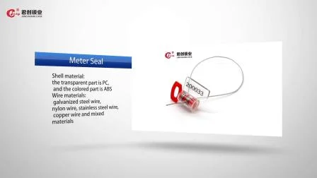 Jcms008 조정 가능한 드럼 전기 미터 고정 길이 플라스틱 씰